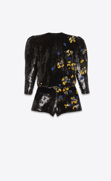 SAINT LAURENT Jumpsuit Woman all over embroidered jumpsuit b_V4